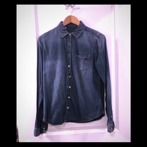 Long sleeve denim button down